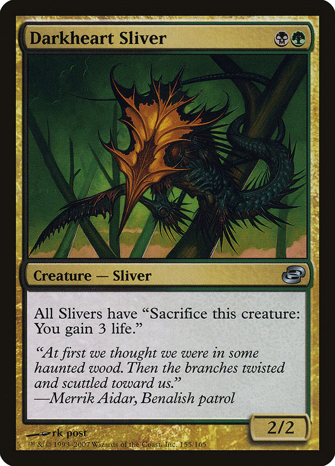 Darkheart Sliver [Planar Chaos] | Nerdhalla Games