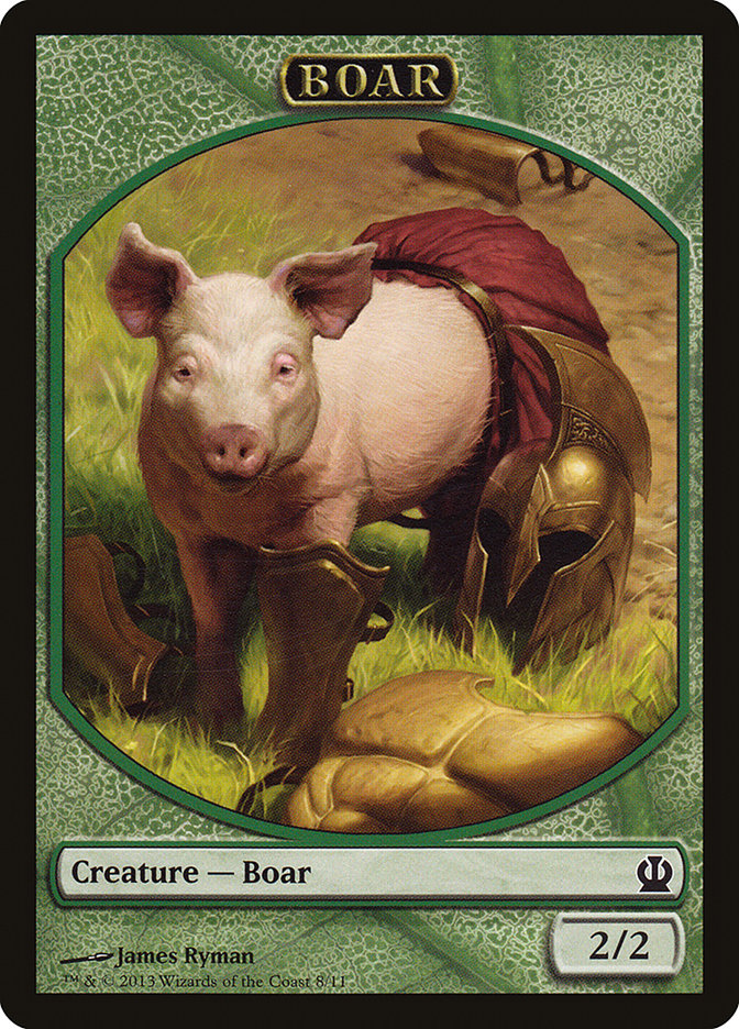 Boar [Theros Tokens] | Nerdhalla Games