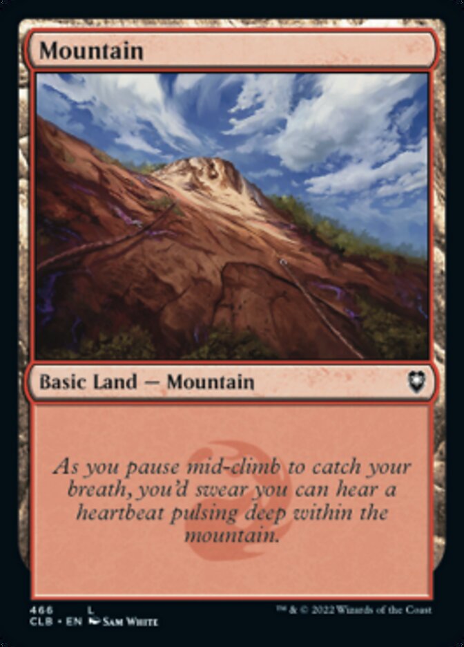 Mountain (466) [Commander Legends: Battle for Baldur's Gate] | Nerdhalla Games