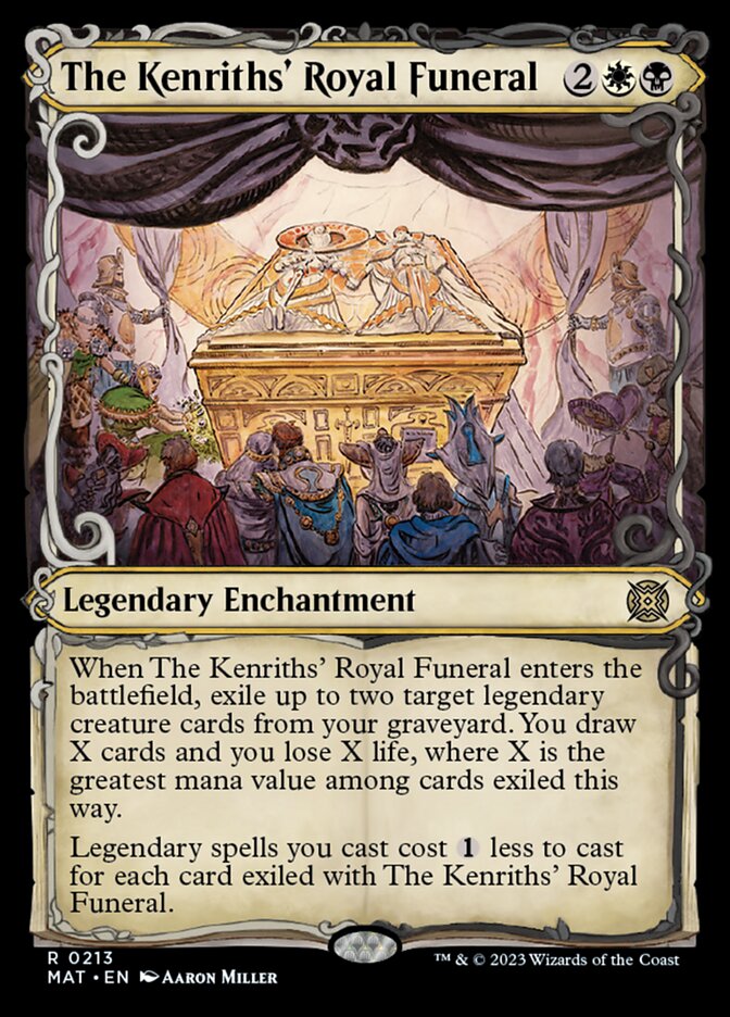 The Kenriths' Royal Funeral (Showcase Halo Foil) [March of the Machine: The Aftermath] | Nerdhalla Games