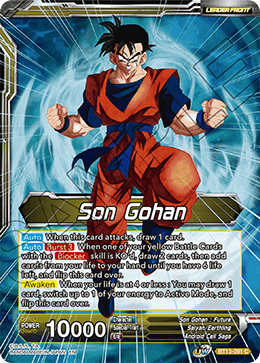 Son Gohan // 	SS Son Gohan, Hope of the Resistance (Common) [BT13-091] | Nerdhalla Games