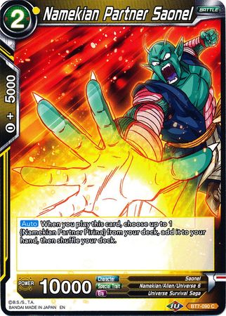 Namekian Partner Saonel [BT7-090] | Nerdhalla Games