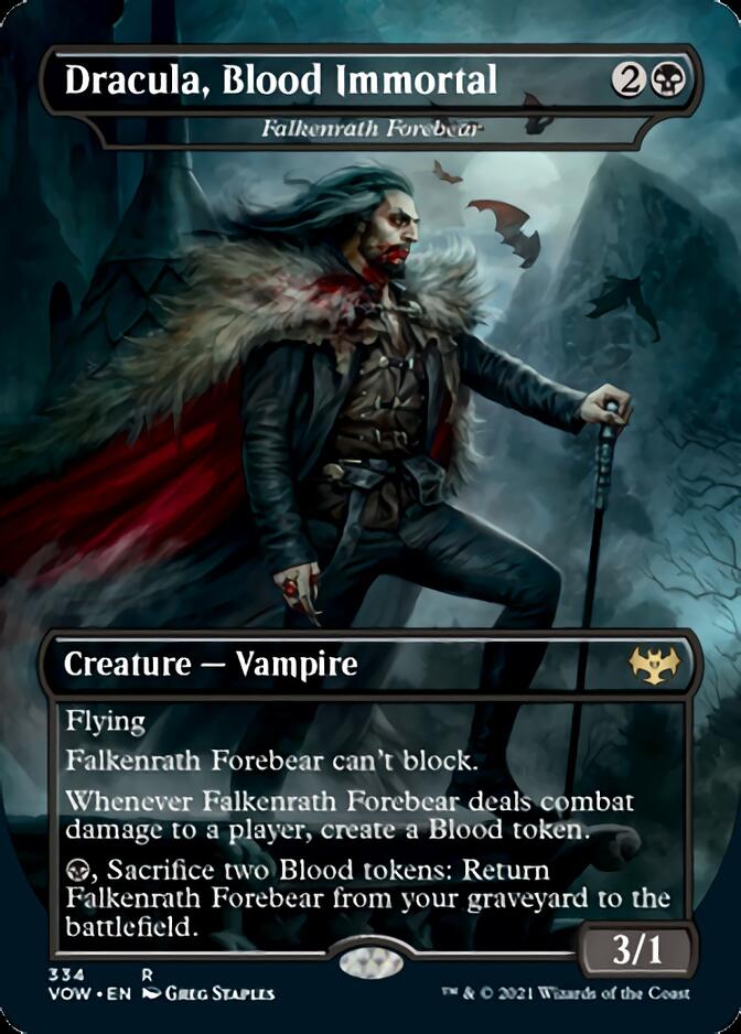 Falkenrath Forebear - Dracula, Blood Immortal [Innistrad: Crimson Vow] | Nerdhalla Games