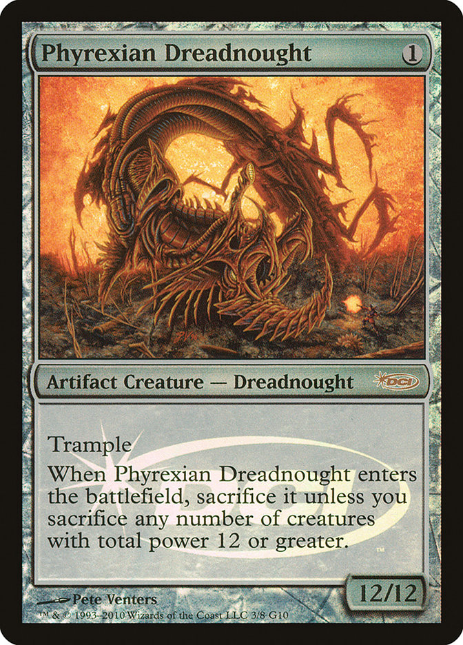 Phyrexian Dreadnought [Judge Gift Cards 2010] | Nerdhalla Games