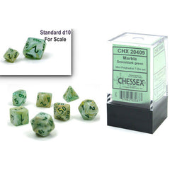 Chessex -  Mini Polyhedral 7 Sided Dice | Nerdhalla Games