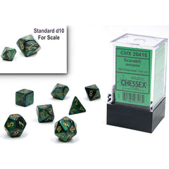 Chessex -  Mini Polyhedral 7 Sided Dice | Nerdhalla Games