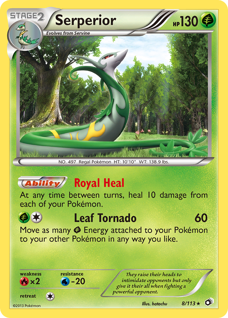 Serperior (8/113) [Black & White: Legendary Treasures] | Nerdhalla Games