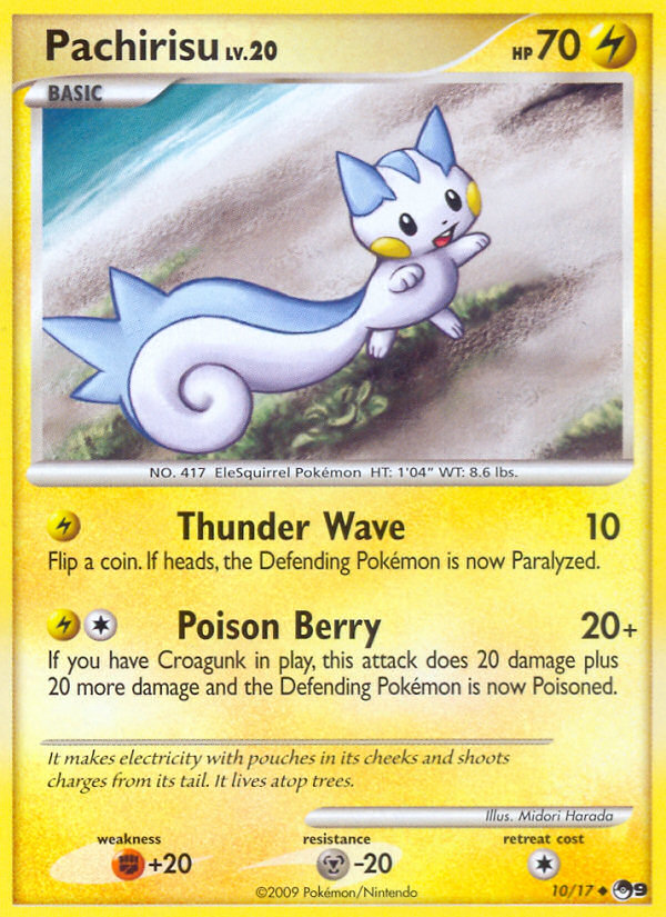 Pachirisu (10/17) [POP Series 9] | Nerdhalla Games