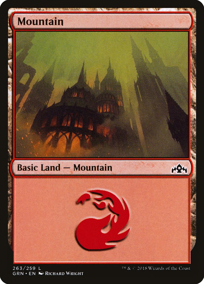 Mountain (263) [Guilds of Ravnica] | Nerdhalla Games