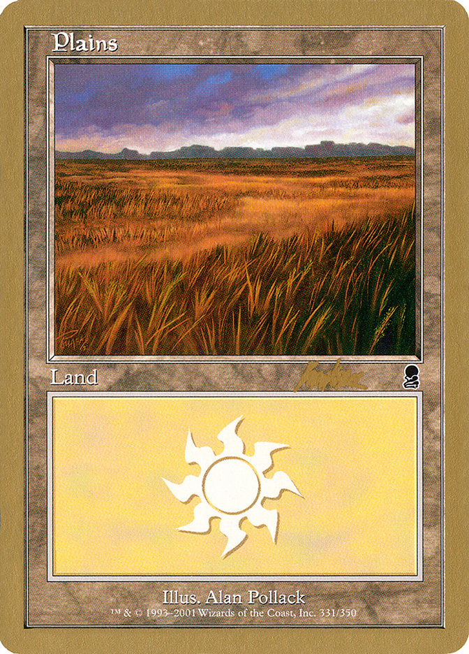 Plains (bk331a) (Brian Kibler) [World Championship Decks 2002] | Nerdhalla Games