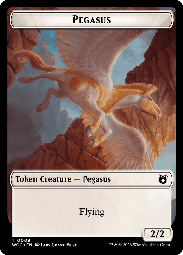 Pirate // Pegasus Double-Sided Token [Wilds of Eldraine Commander Tokens] | Nerdhalla Games