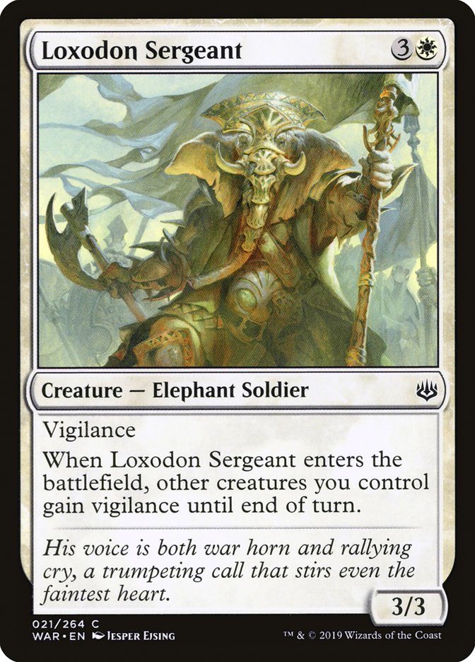 Loxodon Sergeant [War of the Spark] | Nerdhalla Games