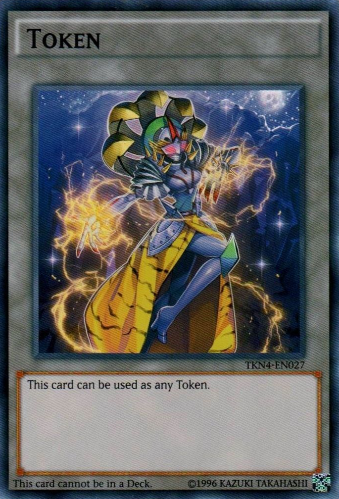 Token (Mithra the Thunder Vassal) [TKN4-EN027] Super Rare | Nerdhalla Games