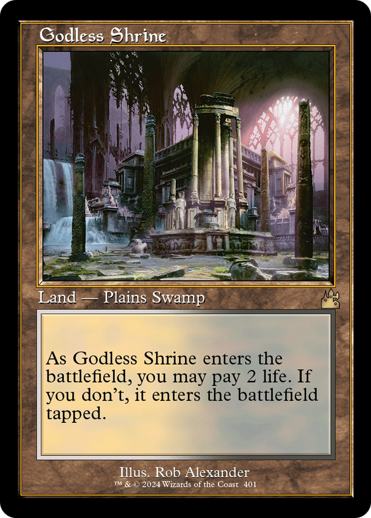 Godless Shrine (Retro) [Ravnica Remastered] | Nerdhalla Games