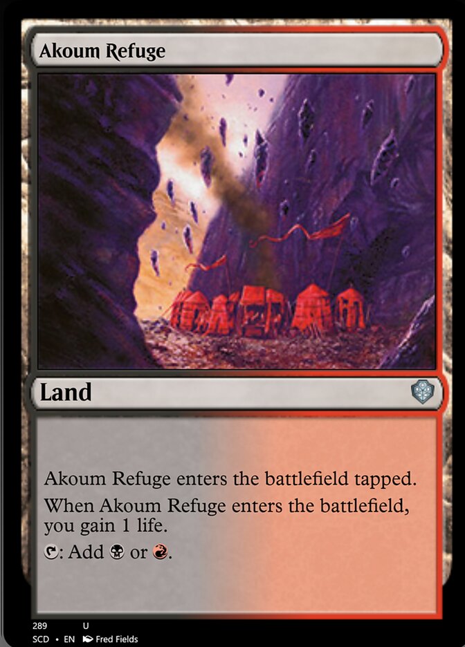 Akoum Refuge [Starter Commander Decks] | Nerdhalla Games