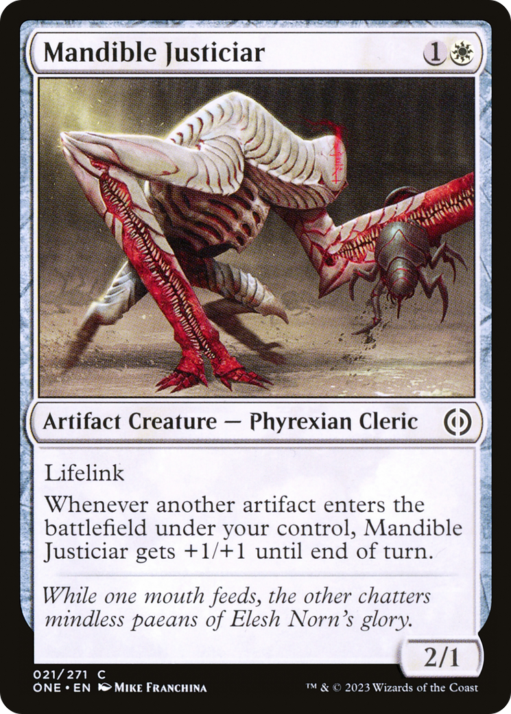 Mandible Justiciar [Phyrexia: All Will Be One] | Nerdhalla Games