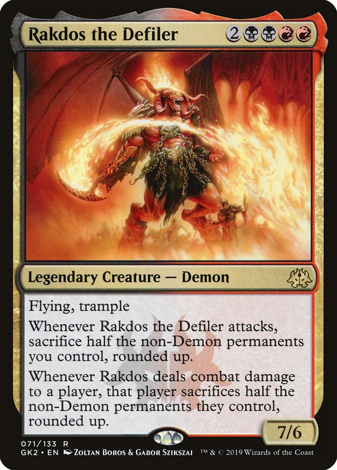 Rakdos the Defiler [Ravnica Allegiance Guild Kit] | Nerdhalla Games