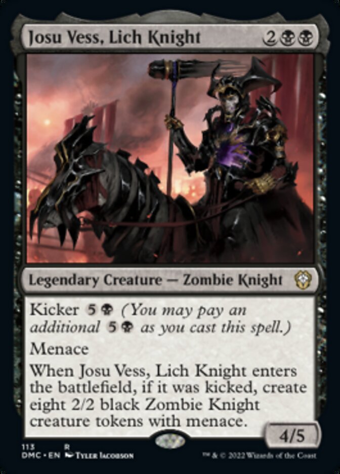 Josu Vess, Lich Knight [Dominaria United Commander] | Nerdhalla Games