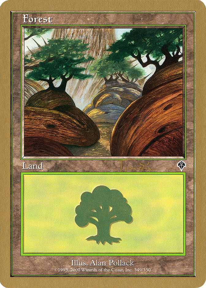 Forest (jt349a) (Jan Tomcani) [World Championship Decks 2001] | Nerdhalla Games