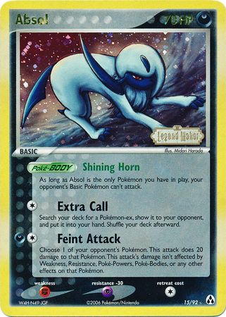 Absol (15/92) (Stamped) [EX: Legend Maker] | Nerdhalla Games