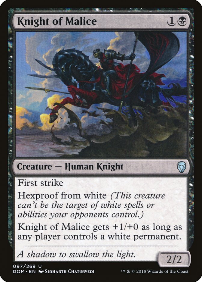 Knight of Malice [Dominaria] | Nerdhalla Games