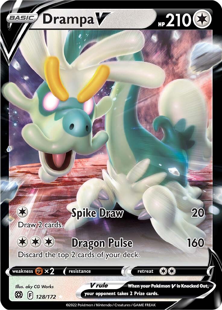 Drampa V (128/172) [Sword & Shield: Brilliant Stars] | Nerdhalla Games