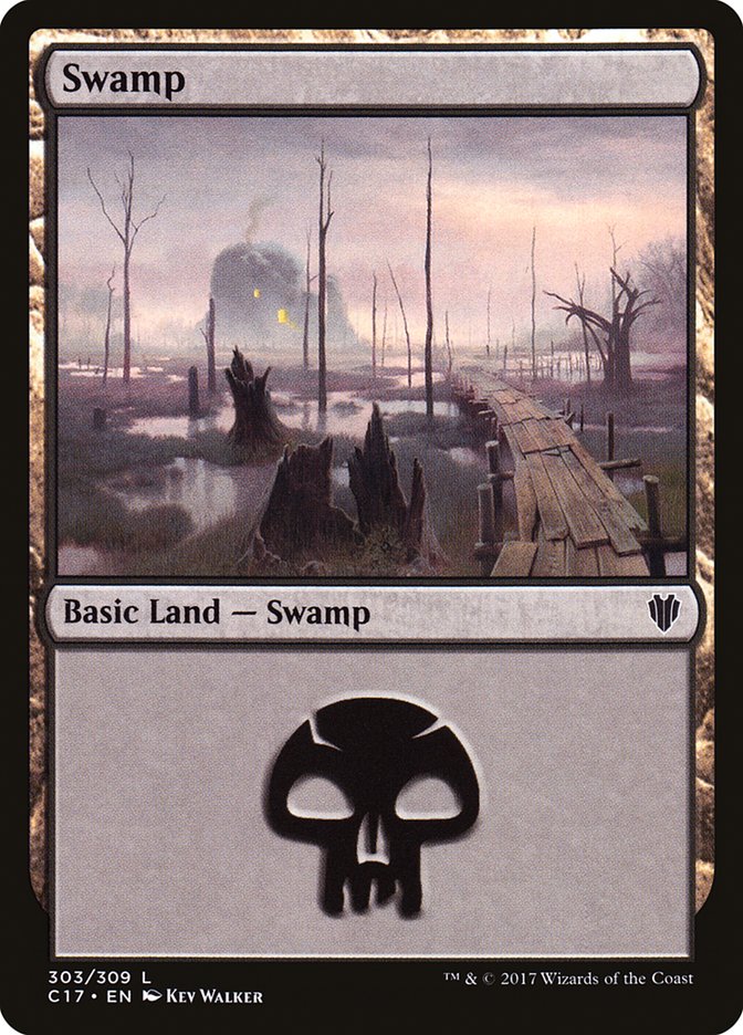 Swamp (303) [Commander 2017] | Nerdhalla Games