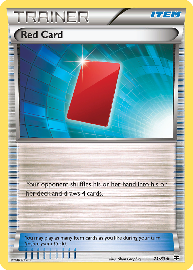 Red Card (71/83) [XY: Generations] | Nerdhalla Games