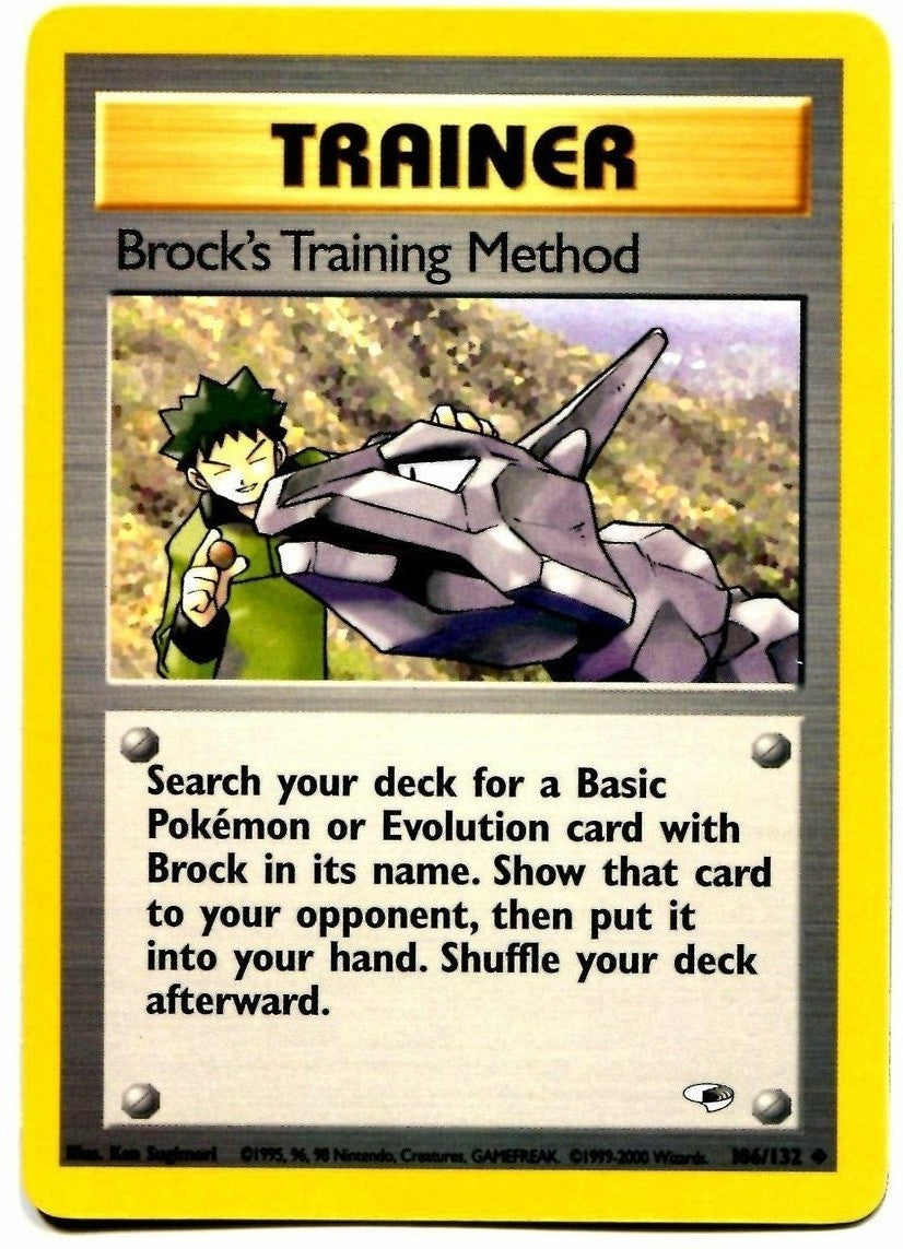 Brock's Training Method (106/132) [Gym Heroes Unlimited] | Nerdhalla Games