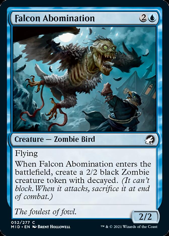 Falcon Abomination [Innistrad: Midnight Hunt] | Nerdhalla Games