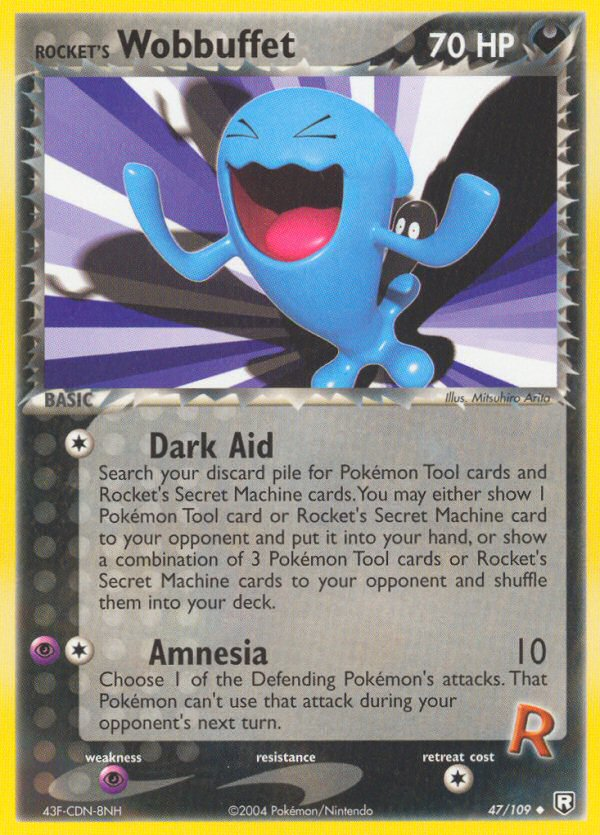 Rocket's Wobbuffet (47/109) [EX: Team Rocket Returns] | Nerdhalla Games