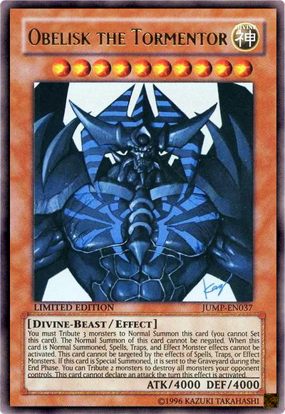 Obelisk the Tormentor [JUMP-EN037] Ultra Rare | Nerdhalla Games