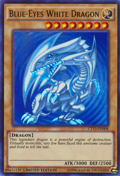 Blue-Eyes White Dragon [CT13-EN008] Ultra Rare | Nerdhalla Games