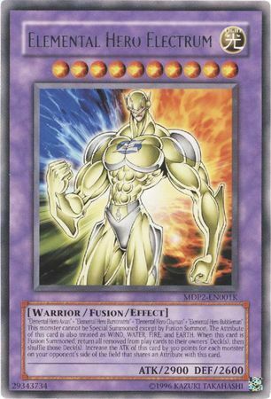 Elemental Hero Electrum (Redemption Replacement) [MDP2-EN001K] Rare | Nerdhalla Games