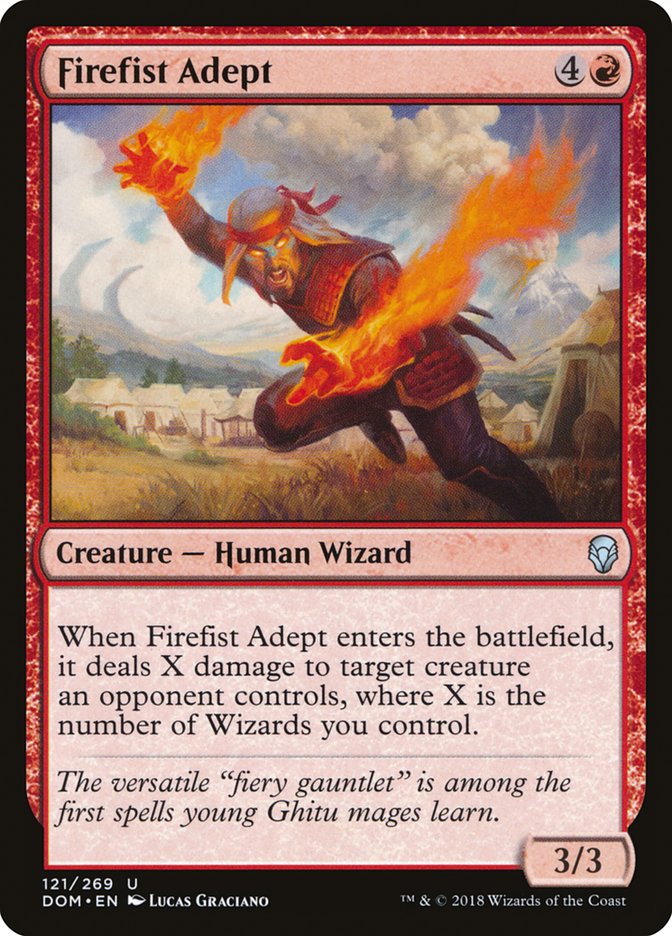 Firefist Adept [Dominaria] | Nerdhalla Games