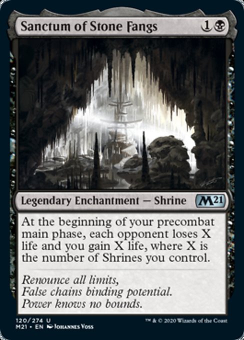 Sanctum of Stone Fangs [Core Set 2021] | Nerdhalla Games