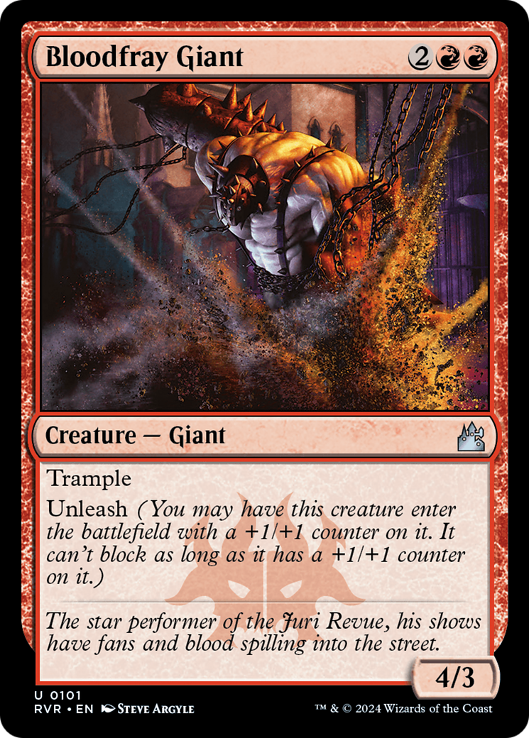 Bloodfray Giant [Ravnica Remastered] | Nerdhalla Games