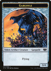 Gargoyle // Elf Warrior Double-sided Token [Commander 2014 Tokens] | Nerdhalla Games