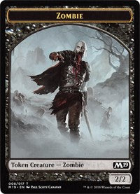 Zombie // Goblin Double-sided Token (Game Night) [Core Set 2019 Tokens] | Nerdhalla Games