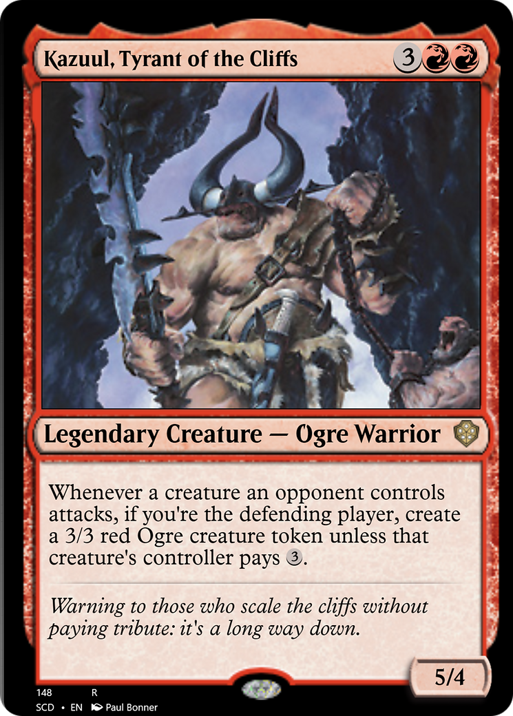 Kazuul, Tyrant of the Cliffs [Starter Commander Decks] | Nerdhalla Games