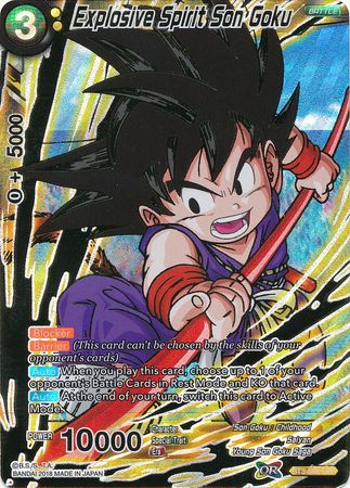 Explosive Spirit Son Goku (SPR) [BT3-088] | Nerdhalla Games