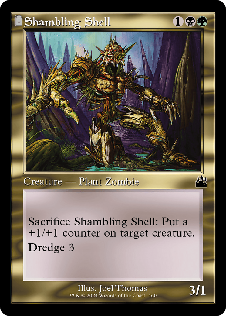 Shambling Shell (Retro Frame) [Ravnica Remastered] | Nerdhalla Games