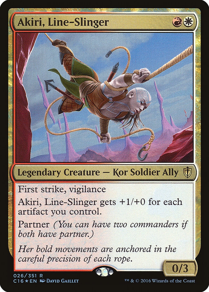 Akiri, Line-Slinger [Commander 2016] | Nerdhalla Games