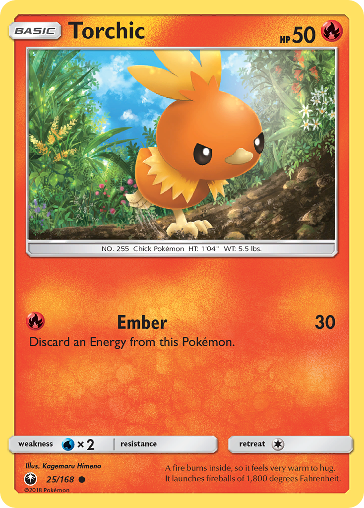 Torchic (25/168) [Sun & Moon: Celestial Storm] | Nerdhalla Games