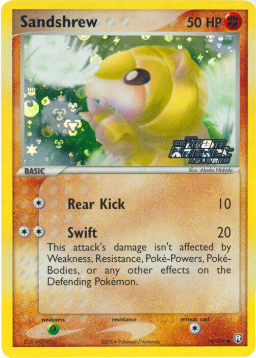 Sandshrew (74/109) (Stamped) [EX: Team Rocket Returns] | Nerdhalla Games