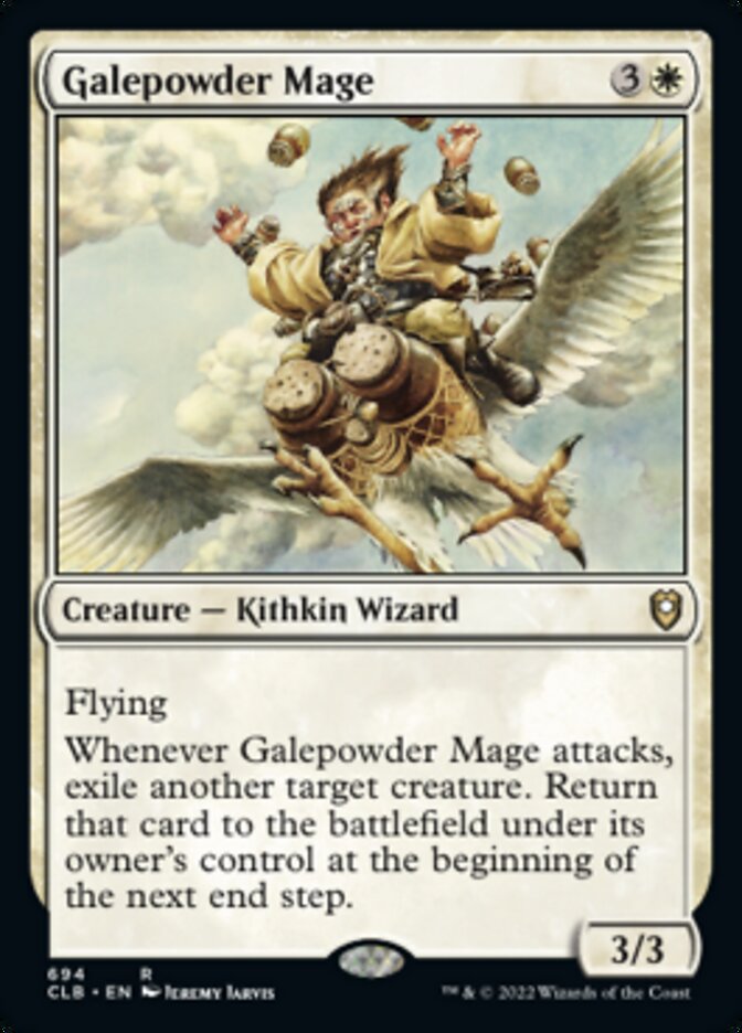 Galepowder Mage [Commander Legends: Battle for Baldur's Gate] | Nerdhalla Games