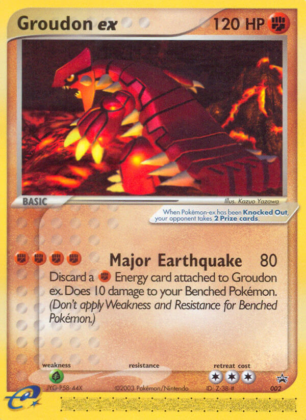 Groudon ex (002) [Nintendo: Black Star Promos] | Nerdhalla Games