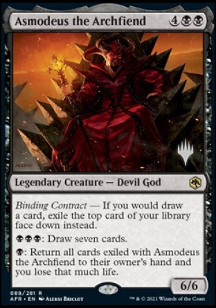 Asmodeus the Archfiend (Promo Pack) [Dungeons & Dragons: Adventures in the Forgotten Realms Promos] | Nerdhalla Games