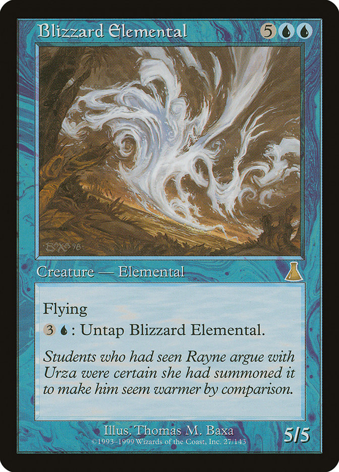 Blizzard Elemental [Urza's Destiny] | Nerdhalla Games