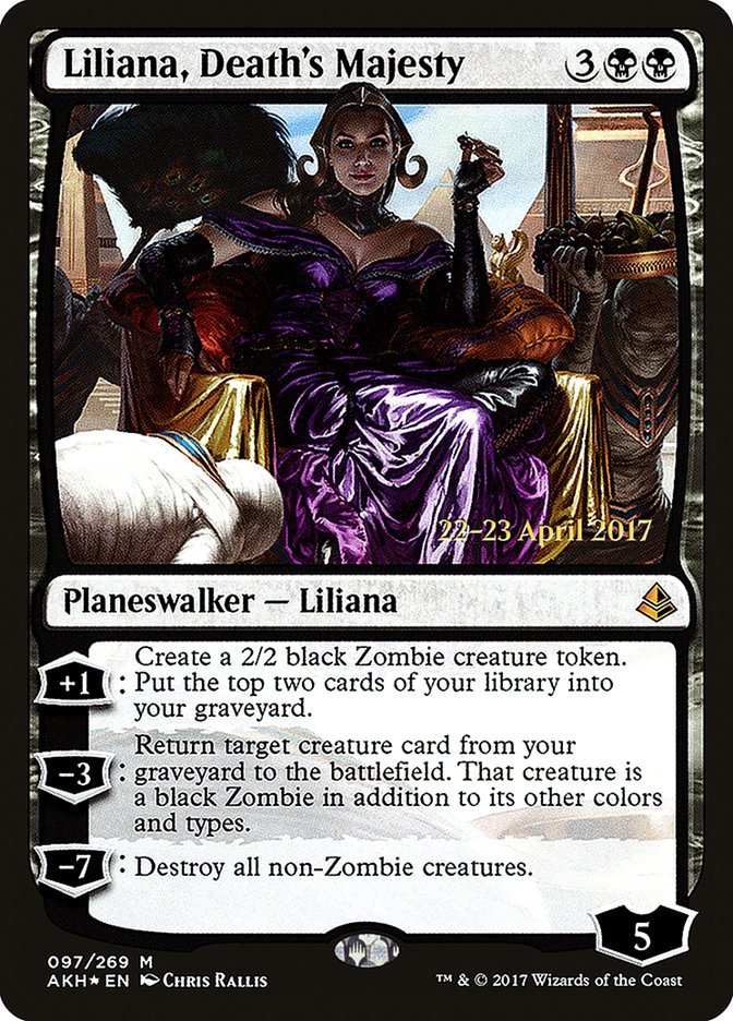 Liliana, Death's Majesty  [Amonkhet Prerelease Promos] | Nerdhalla Games